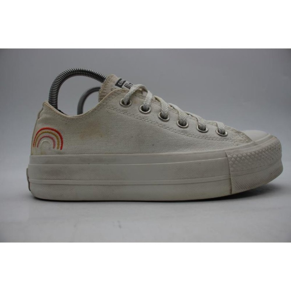 CONVERSE Chuck Taylor Women's 6.5 All Star PLatform Sun Rainbow Sneaker 571924C